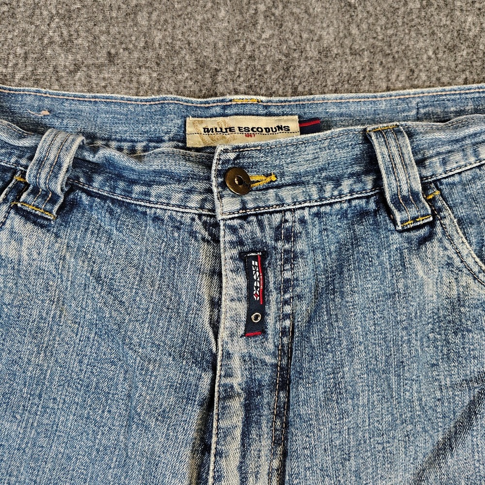 Vintage Y2K Willie Esco DUNS Shorts Mens W40 Baggy Loose Fit Distressed Hip Hop - Picture 3 of 10
